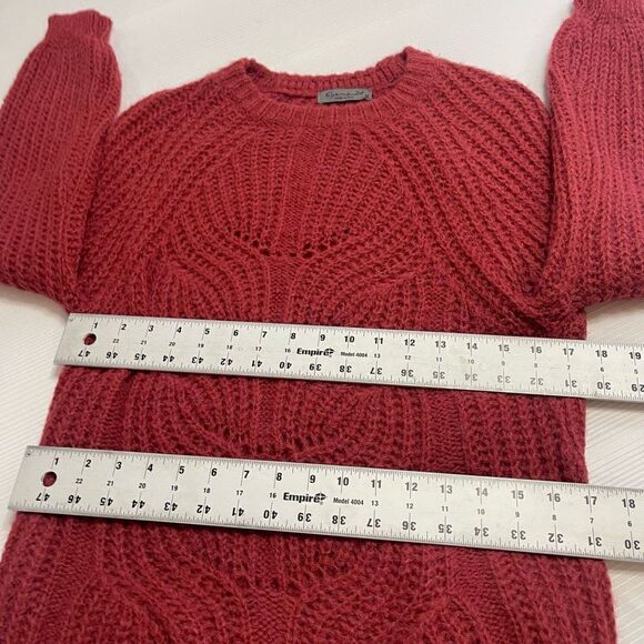 Elsamanda Italy Rust Red Sweater Size Medium - Picture 3 of 8